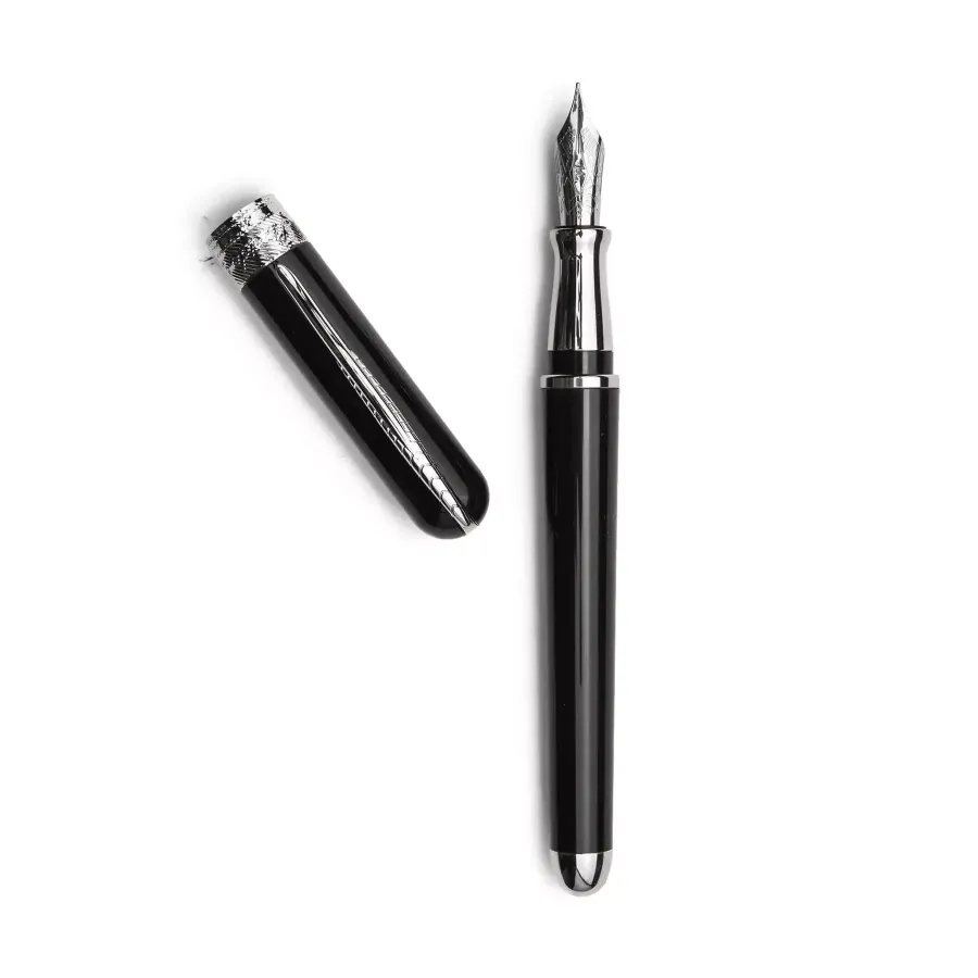 obrazek 2 Eleganckie pióro wieczne Avatar Ur - Glossy Palladium Graphene Black EF