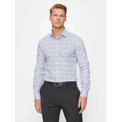 Zdjęcie Calvin Klein Koszula Floral K10K113175 Niebieski Slim Fit