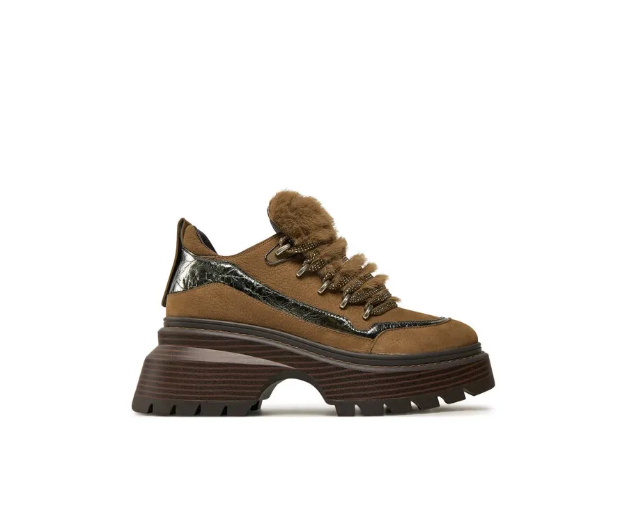 obrazek 1 MICHAEL Michael Kors Półbuty Shiloh Bootie 40F4SSFE8L Brązowy