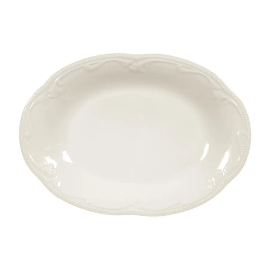 obrazek 2 Porcelanowy owalny półmisek 23,5x16,5 cm o klasycznym kształcie – Seltmann Weiden
