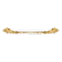 Picture Unique towel rack with cast brass acanthus leaves - Il Paralume Marina