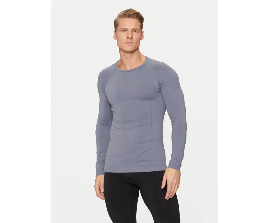 obrazek 1 4F Bielizna termoaktywna górna 4FWAW24USEAM172 Niebieski Slim Fit
