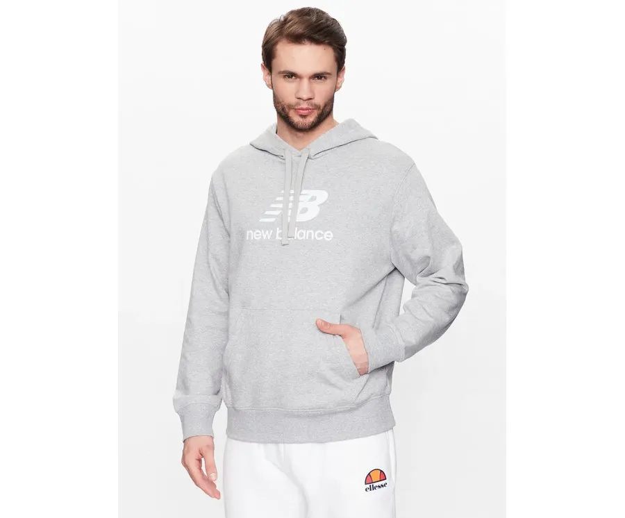 obrazek 1 New Balance Bluza MT31537 Szary Relaxed Fit