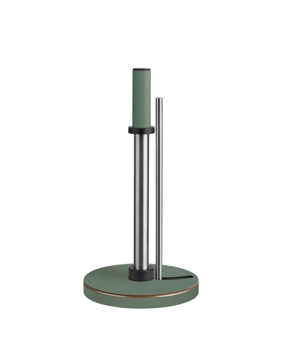 obrazek 1 Stylowy kuchenny uchwyt na ręcznik Ø16,5xH32,2 cm w kolorze eukaliptusa