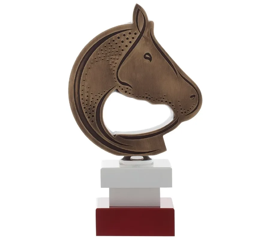 picture 1 Statuette in the shape of a horse's head - Astra Argenti