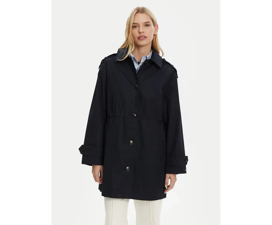 obrazek 1 Tommy Hilfiger Parka Essential WW0WW43742 Granatowy Regular Fit