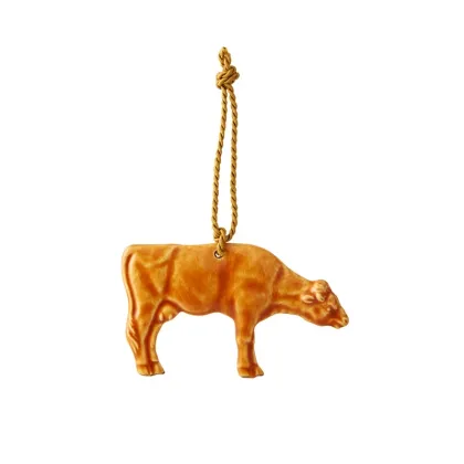 Picture Christmas rural decoration in the form of a cow - Bordallo Pinheiro