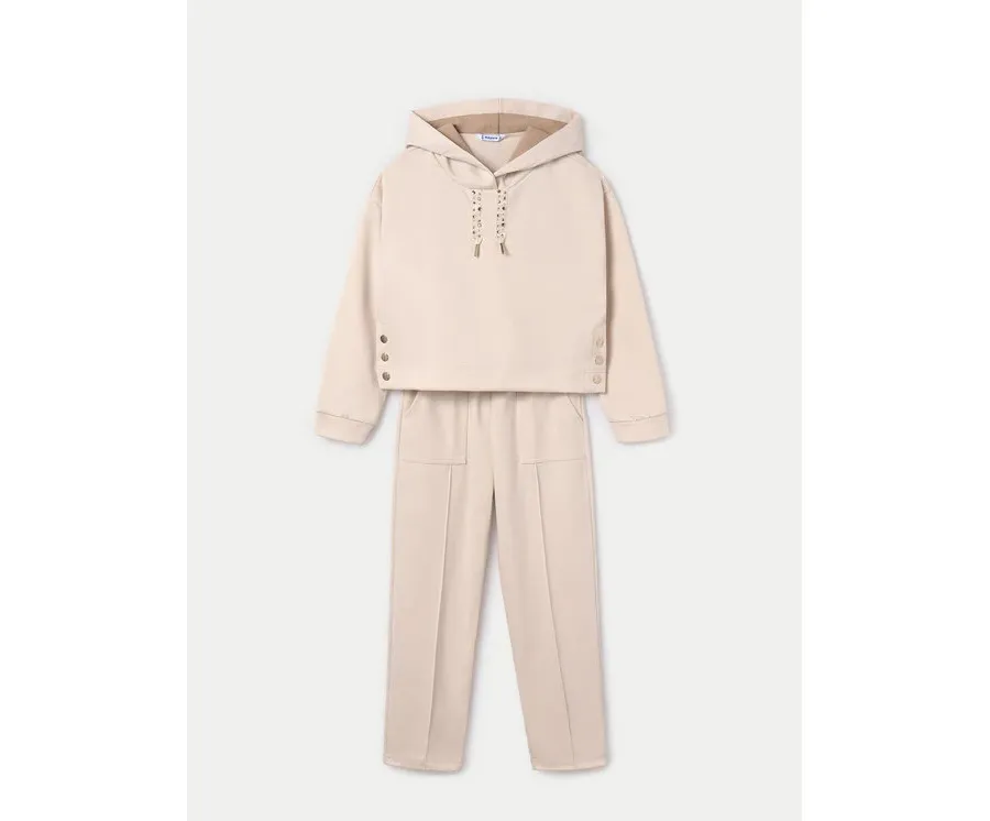 obrazek 1 Mayoral Dres 7846 Beżowy Regular Fit