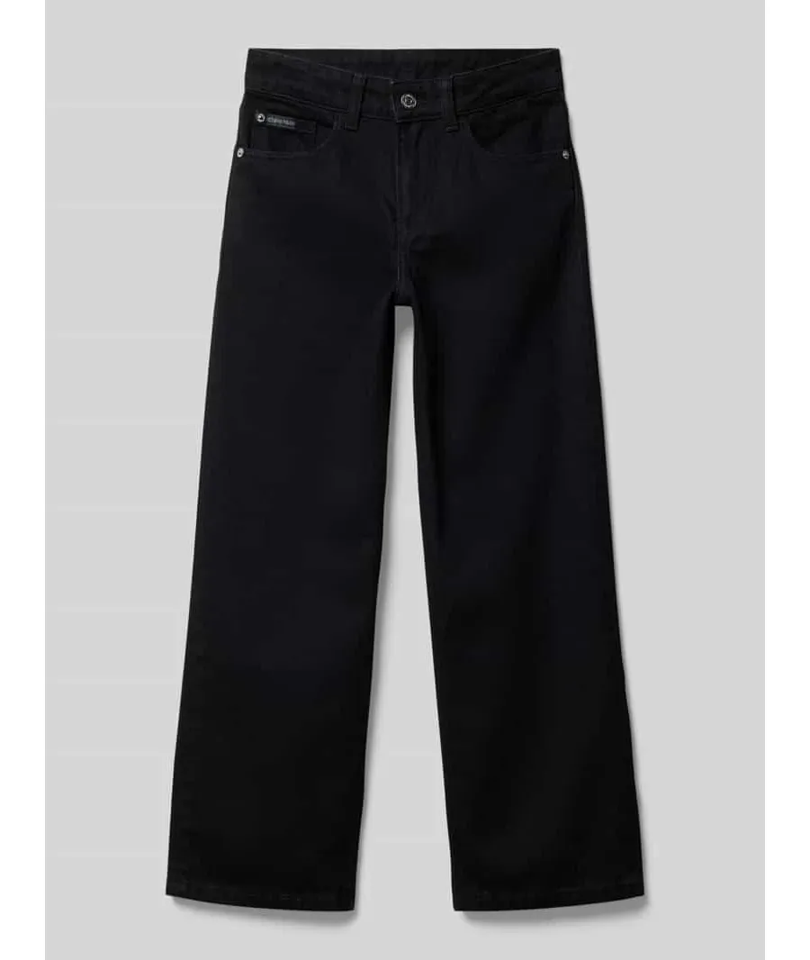 obrazek 1 Calvin Klein Jeans Jeansy Skater IB0IB02185 D Czarny Regular Fit