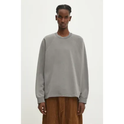 Zdjęcie A.P.C. bluza bawełniana Kick Out kolor szary gładka COHBT-M27954