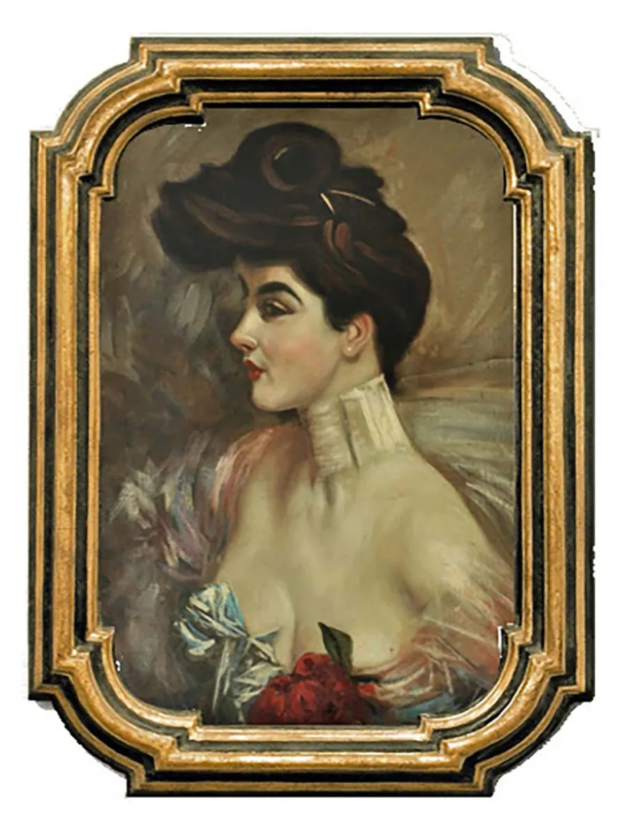 obrazek 1 Portret szlachcianki, technika olejna na płótnie, 60x50 cm - Ciro De Rosa