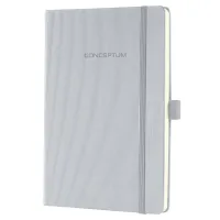 Zdjęcie Klasyczny szary notes w linię - Sigel