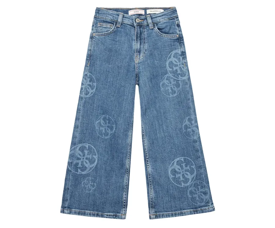 obrazek 1 Guess Jeansy J5YA11 D4MS0 Niebieski Palazzo Fit
