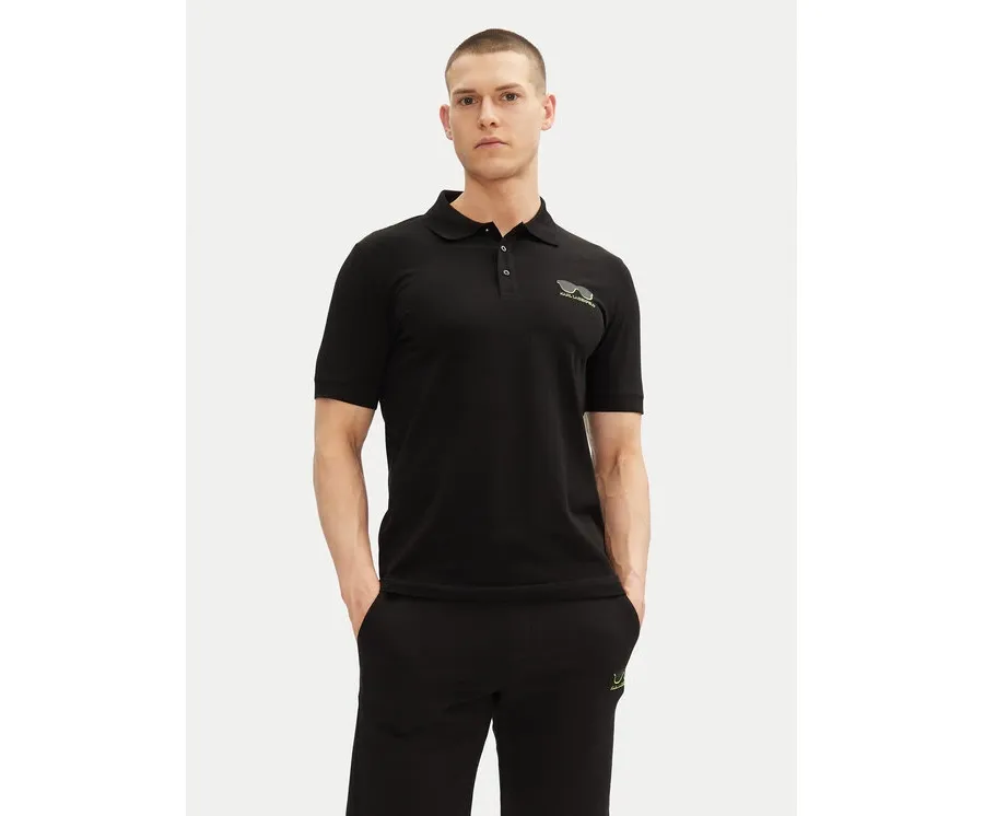 obrazek 1 KARL LAGERFELD Polo 745400 552235 Czarny Slim Fit