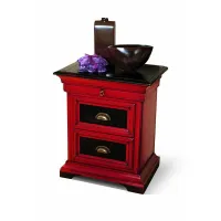 Picture A unique antique bedside table