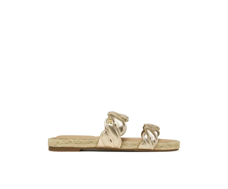 obrazek 1 Tommy Hilfiger Espadryle Metallic Rope Espadrille Mule FW0FW08670 Złoty