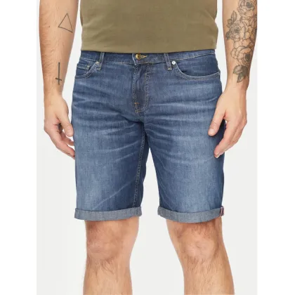 Zdjęcie Guess Szorty jeansowe Sonny M4GD01 D4Z24 Granatowy Slim Fit