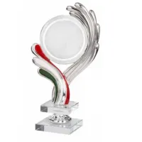 Zdjęcie Włoska statuetka ozdobna na szklanej podstawie