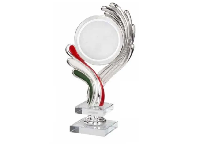 obrazek 1 Włoska statuetka ozdobna na szklanej podstawie