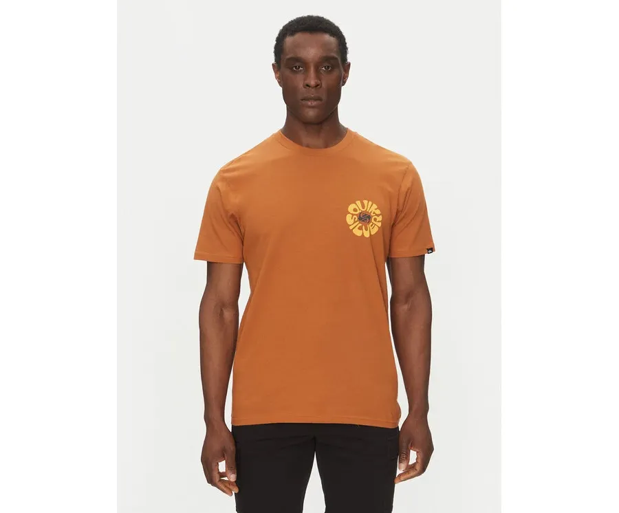 obrazek 1 Quiksilver T-Shirt EQYZT08036 Brązowy Regular Fit
