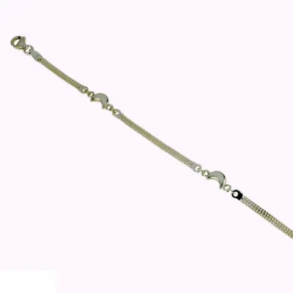 Zdjęcie Dziewczęca bransoletka z półksiężycami 18 cm
