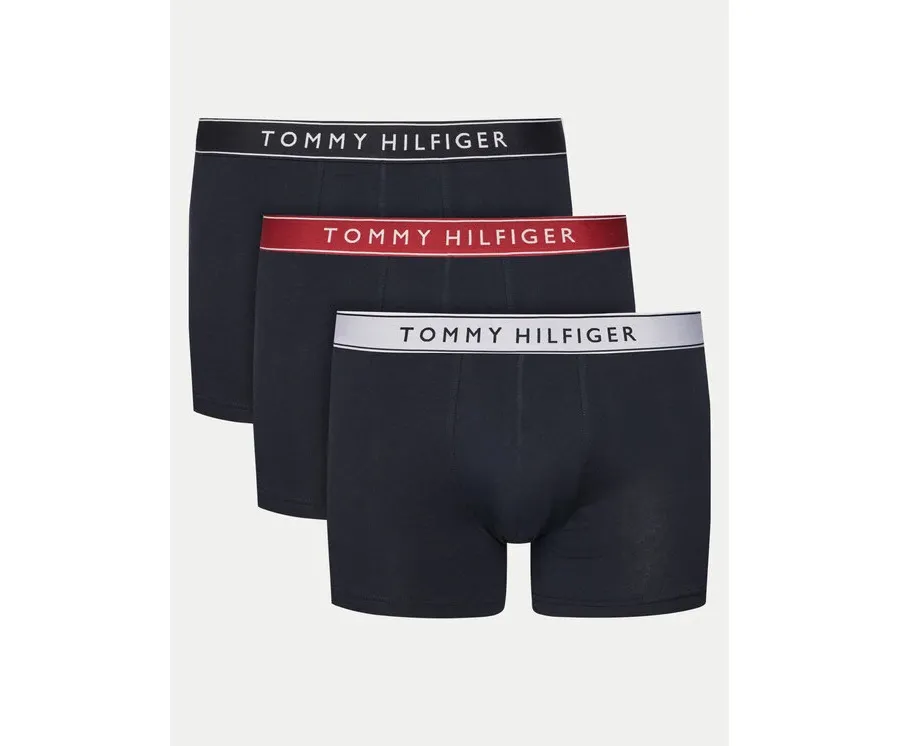 obrazek 1 Tommy Hilfiger Komplet 3 par bokserek UM0UM03457 Granatowy