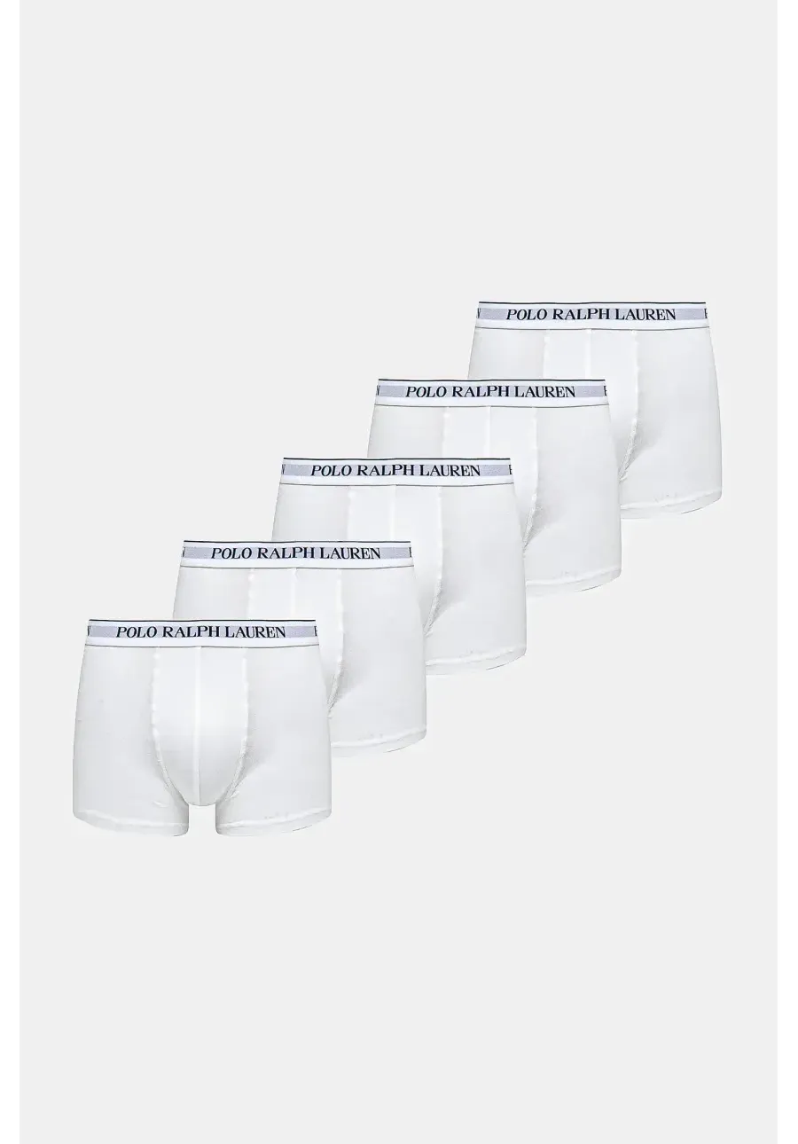obrazek 1 Polo Ralph Lauren bokserki 5-pack męskie kolor biały 714864292