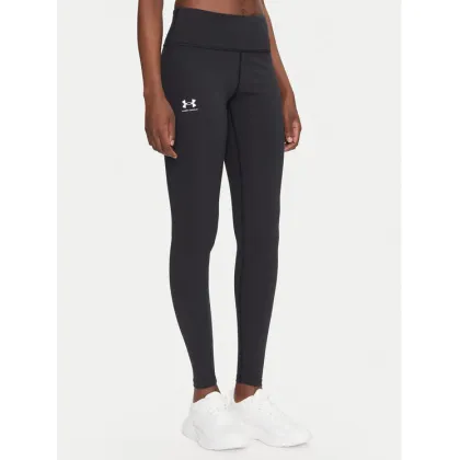 Zdjęcie Under Armour Legginsy Rival 1386482 Czarny Slim Fit
