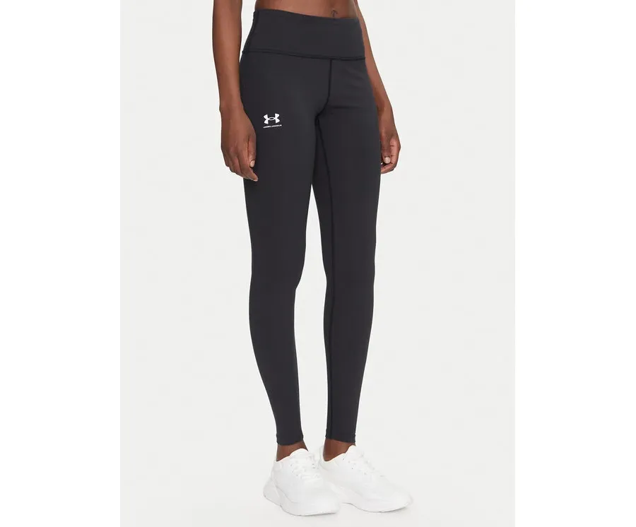 obrazek 1 Under Armour Legginsy Rival 1386482 Czarny Slim Fit