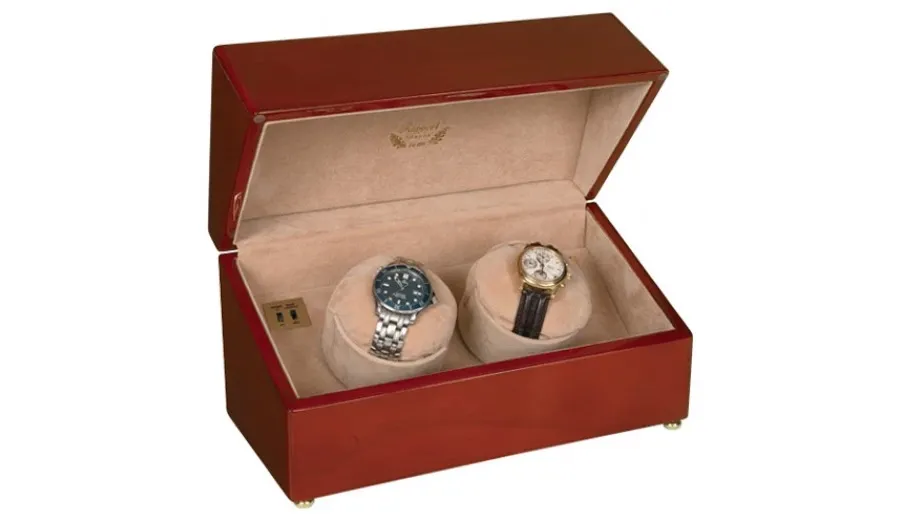 obrazek 1 Rotomat na dwa zegarki Cherry Wood Duo W131