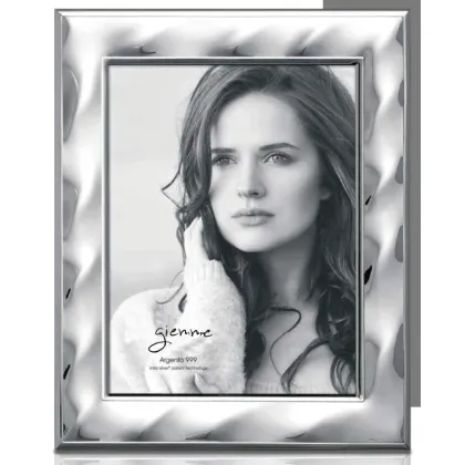 Picture Photo frame 20x25 cm in silver with a unique border