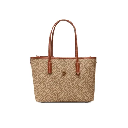 Zdjęcie Tommy Hilfiger Torebka Th Monoplay Leather Mini Tote AW0AW17415 Brązowy