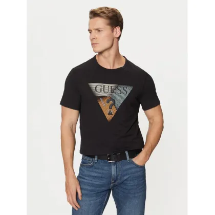 Zdjęcie Guess T-Shirt M5RI14 J1314 Czarny Slim Fit