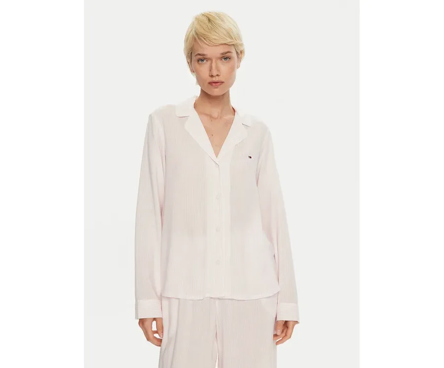 obrazek 1 Tommy Hilfiger Koszulka piżamowa UW0UW05635 Różowy Loose Fit