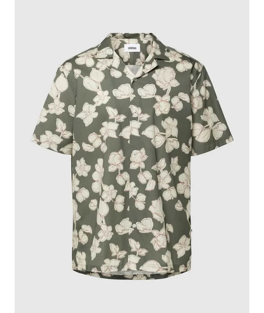 obrazek 1 Koszula casualowa o kroju regular fit ze wzorem na całej powierzchni model ‘Jolle’