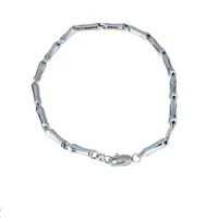 Zdjęcie Bransoletka z pustym łańcuszkiem o szerokości 4 mm.