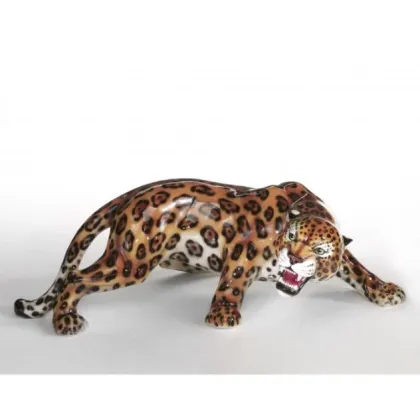 Picture Ceramic crouching jaguar - Il Gattopardo