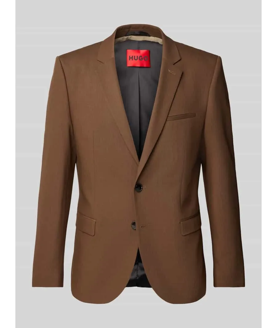 obrazek 1 Marynarka na dwa guziki o kroju slim fit z kołnierzem z połami model ‘Arti’