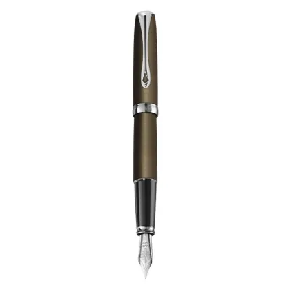 Picture DIPLOMAT Excellence A2 Oxyd Brass fountain pen in champagne color