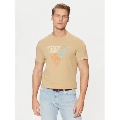 Zdjęcie Guess T-Shirt M5RI14 J1314 Beżowy Slim Fit