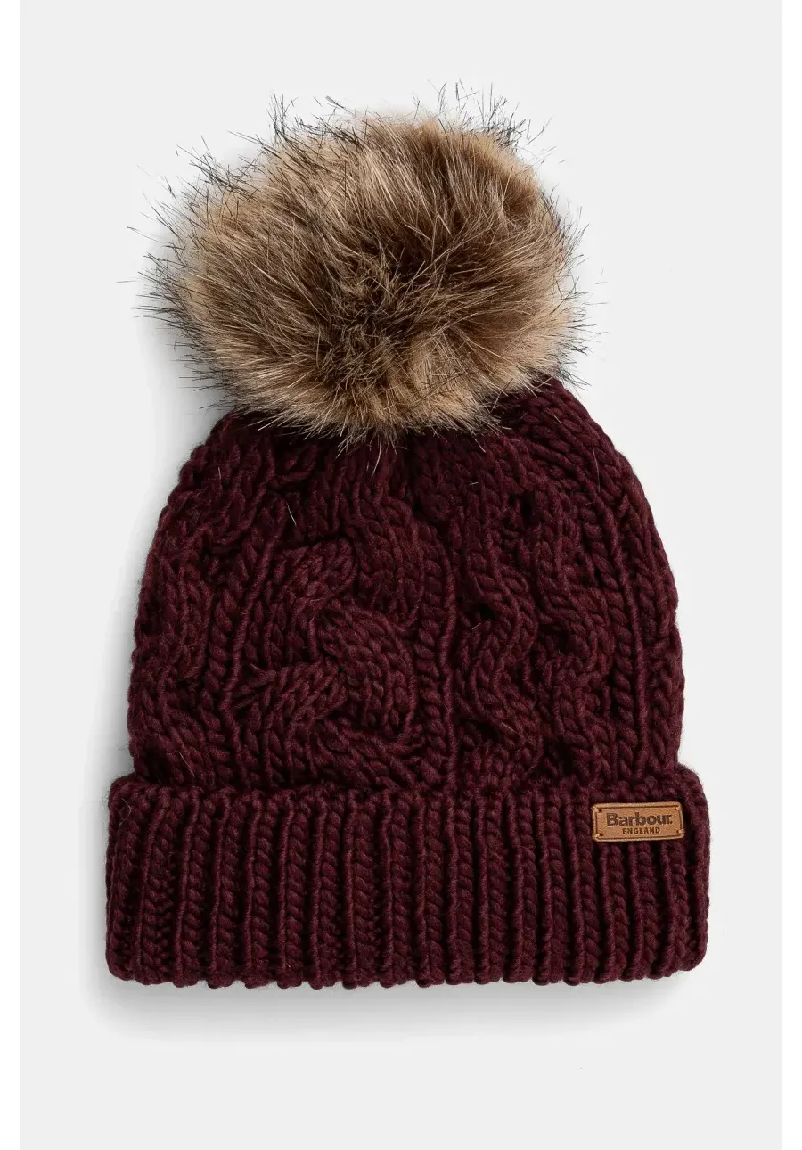 obrazek 1 Barbour czapka kolor bordowy