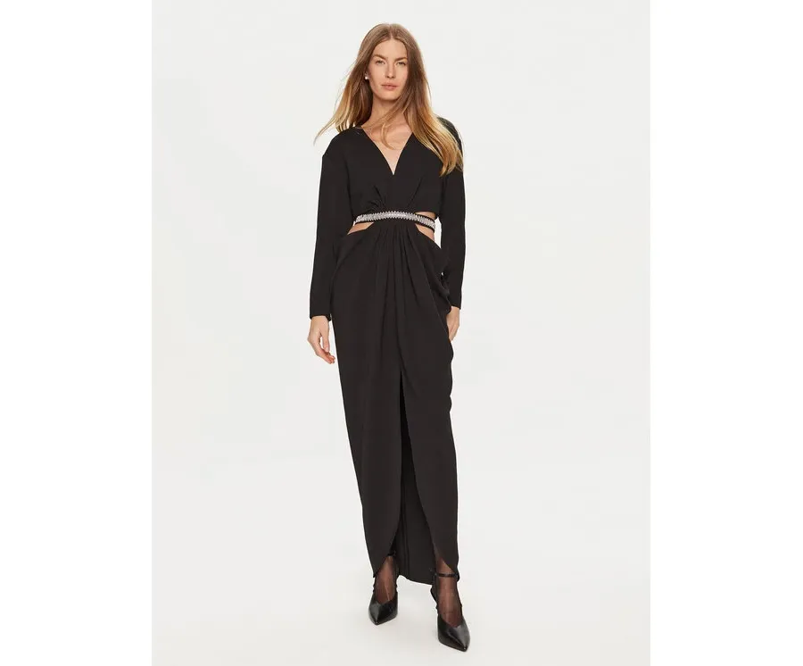 obrazek 1 Eleh Sukienka wieczorowa E00315 Czarny Regular Fit