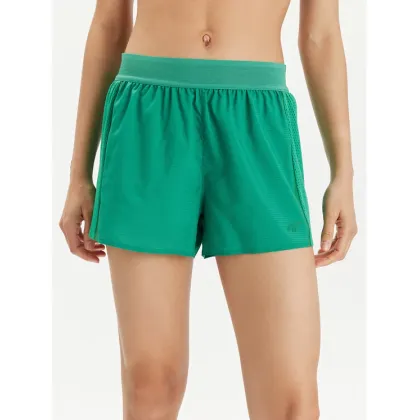 Zdjęcie 4F Szorty sportowe 4FWSS24TFSHF502 Zielony Regular Fit