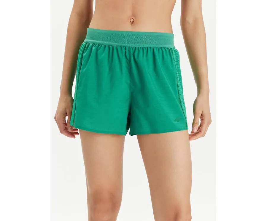 obrazek 1 4F Szorty sportowe 4FWSS24TFSHF502 Zielony Regular Fit