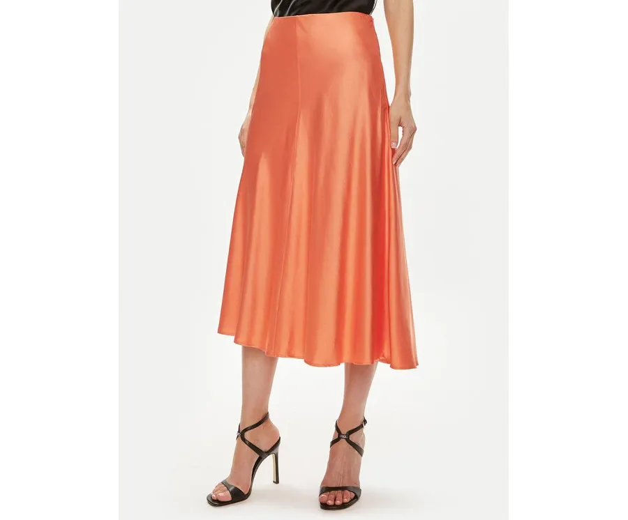 obrazek 1 Custommade Spódnica midi Paja 999343903 Pomarańczowy Regular Fit