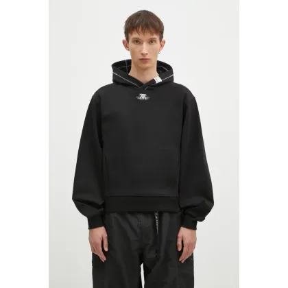 Zdjęcie Ader Error bluza Hoodie męska kolor czarny z kapturem gładka BN01SSHD0102