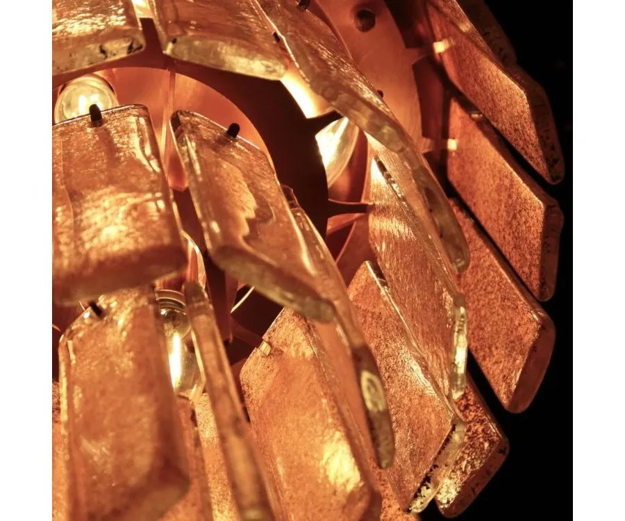 obrazek 7 Fantastyczna lampa sufitowa wykonana ręcznie ze szkła murano - prosto z Włoch