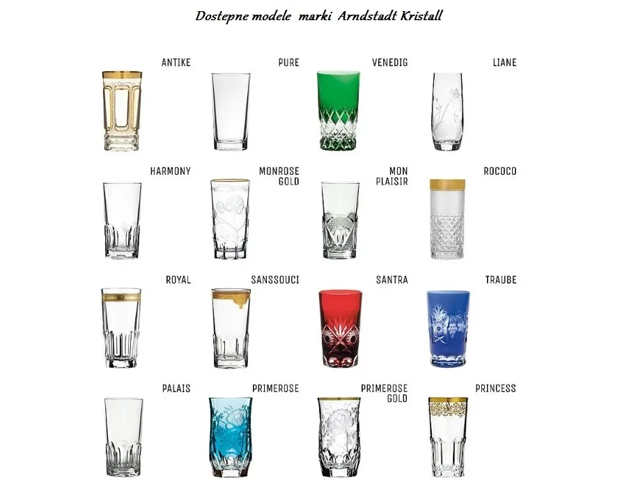 obrazek 3 Luksusowy kielich do likieru - Pure Gold