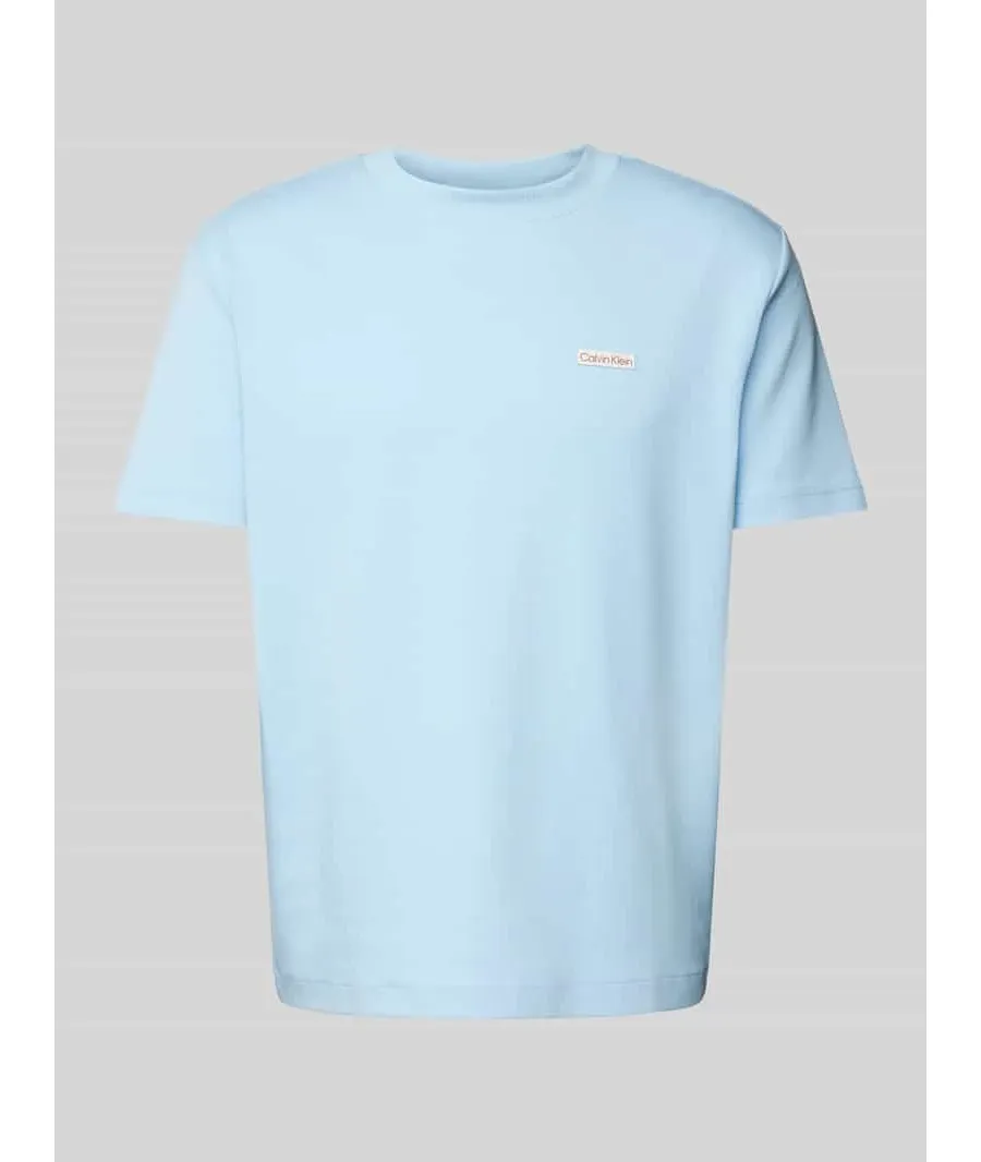 obrazek 1 Calvin Klein Jeans T-Shirt J30J327234 Błękitny Regular Fit