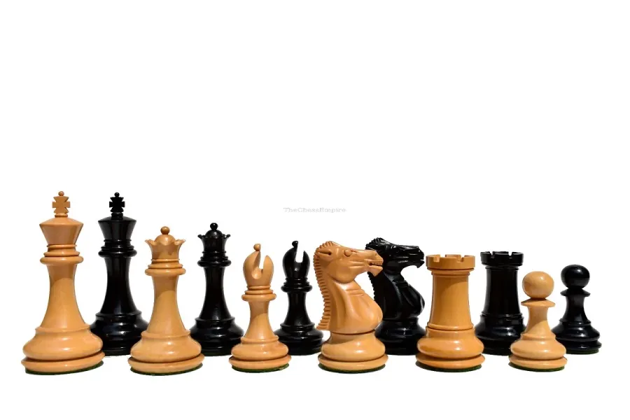 obrazek 3 Prestiżowa plansza z ręcznie polerowanymi figurami do szachów - The Chess Empire